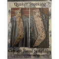 Carriage House Samplings QUAKER STOCKING Sampler Cross Stitch Pattern 2005